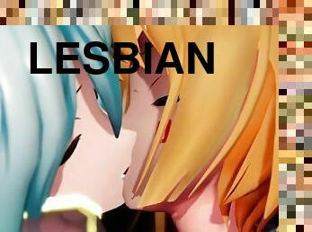 Rin x Miku [Yuri-Lesbian] [MMD][BY-kem_kem]