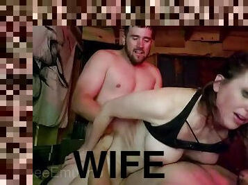 Twin brothers fuck the same wife