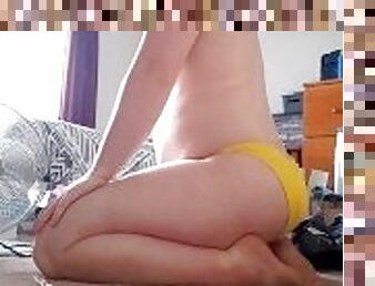 Cheeky Yellow Bikini 5