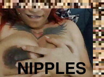 Dark nipples on pregnant girl pussy rubbing