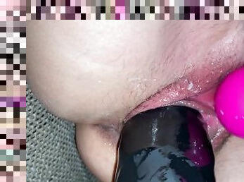 ekstrem, berambut, besar-huge, orgasme, vagina-pussy, amatir, mainan, creampie-ejakulasi-di-dalam-vagina-atau-anus-dan-keluarnya-tetesan-sperma, hitam, ketat