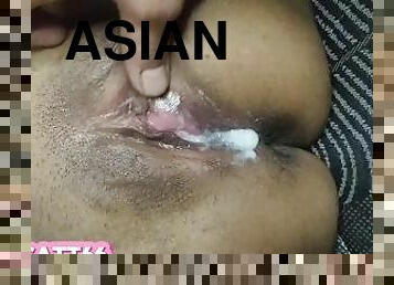 asyalı, amcık-pussy, amatör, orta-yaşlı-seksi-kadın, vajinadan-sızan-sperm, meni, yaramaz