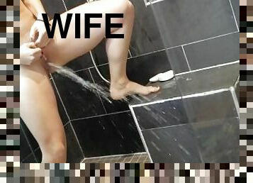 mandi, kencing, muncrat, isteri, amatir, pasangan, kotor, nakal, fetish-benda-yang-dapat-meningkatkan-gairah-sex, mandi-shower