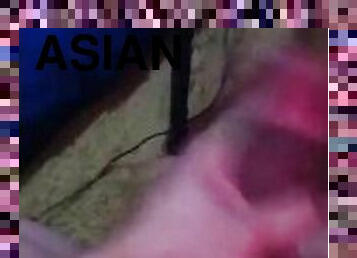 stroking big asian dick