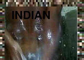 banhos, amador, pénis-grande, adolescente, gay, indiano, preto, louca, chuveiro, musculado