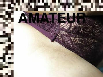 levrette, masturbation, chatte-pussy, amateur, maison, allemand, massage, doigtage, sale, culotte