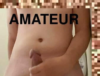 baignade, masturbation, amateur, ejaculation-sur-le-corps, énorme-bite, jouet, douche, solo, bite