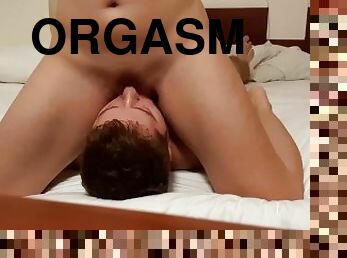 orgasm, pritsima, jobipauk, pov, kaunis, ratsutamine, näole-istumine