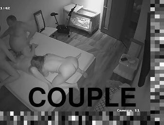 échangistes-et-libertins, amateur, cam, couple, espion, voyeur, trio, chambre-a-coucher, caché