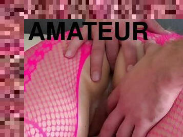 fisse-pussy, amatør, anal, fingering, fiskenet, røv-butt