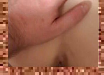 doggy, orgasme, gravid, petite, liten