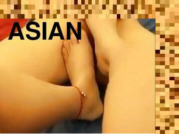 asiatisk, ladyboy, smutsig