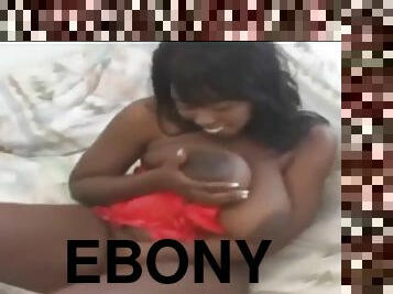 Ebony babe orgasm sex