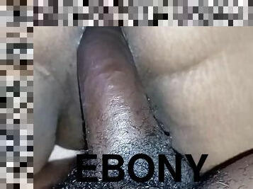 cul, gros-nichons, orgasme, chatte-pussy, amateur, ébène, énorme-bite, ejaculation-interne, butin, point-de-vue