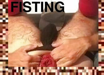 ekstrem, fisting, anal, legetøj, bøsse, slave, tøs, fetish, solo, muskuløs