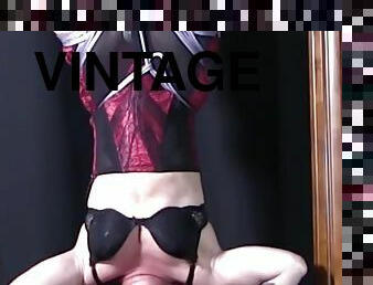 leke, vintage, bdsm, strømper-stockings, blond, undertøy, fetisj, bondage