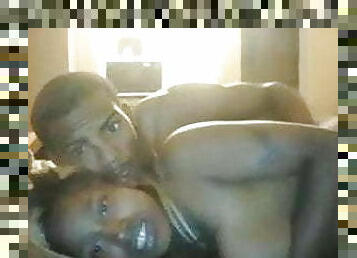 amateur, black, couple, pute, webcam