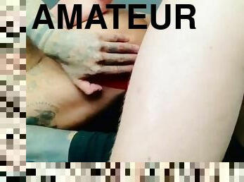 amateur, énorme-bite, gay, pute, petit-ami, minet, tatouage, bite