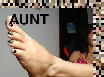 asiático, amador, preto, pés, webcam, fetiche, sozinho, morena, tatuagem, dedos-do-pé