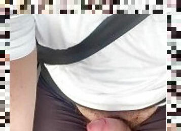 masturbation, public, gay, branlette, voiture, secousses, kinky, fétiche, solo, boules