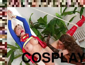 Jasmine Sky - Superheroine Tied And Punished By Lesbi