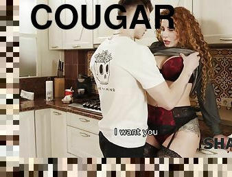 Shame4k Hot Cougar Visits Pervy Neighbor Before Getting Off With Him - Tanya Fox