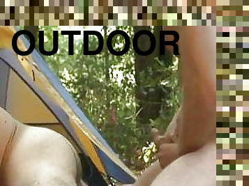 Outdoor Hairy Suck &amp; Fuck