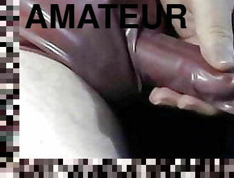 masturbation, amateur, gay, allemand, culotte, ejaculation, caoutchouc