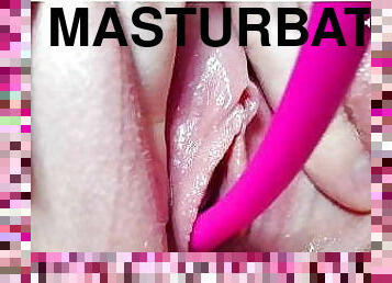 cul, masturbation, chatte-pussy, rousse, gros-plan