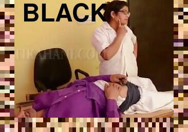 Desi nurse fucked by patients black cock, hindi comedy sex
