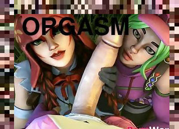 orgasm, pissande, gigantisk-kuk, tonåring, hardcore, samling, pov, 3d, kuk, sugande