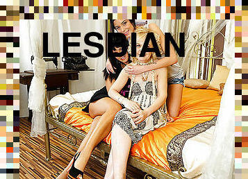 Three Old And Young Lesbians Have Fun On Bed - MatureNL