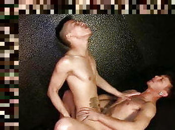 asiatisk, masturbation, smal, anal, avsugning, gigantisk-kuk, gay, par, knullande, twink