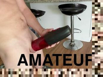 masturbation, amateur, énorme-bite, jouet, gay, fétiche, solo, bite