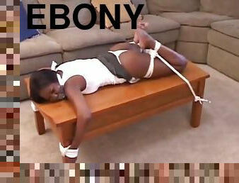 Ebony Tied Up And Humiliated