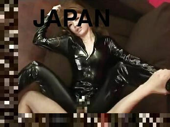 Japan latex catsuit fuck