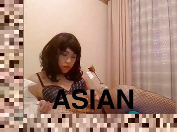 asiatique, gros-nichons, masturbation, transsexuelle, amateur, énorme-bite, ados, ladyboy, bas, point-de-vue