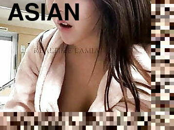 ázsiai, nagymell, maszturbálás, öreg, orgazmus, fiatal-18, 18-éves, szépség, idősebb, koreai