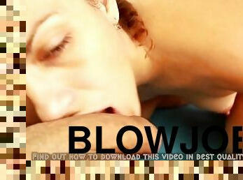 blowjob-seks-dengan-mengisap-penis, deepthroat-penis-masuk-ke-tenggorokan, berciuman, sperma, buah-zakar, jarak-dekat, basah, penis, pengisapan