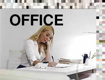 مكتب-office, كس-pussy, فاتنة, مثلية, بالإصبع, أسفل, شقراء, طبيعية, سمراء, دايك