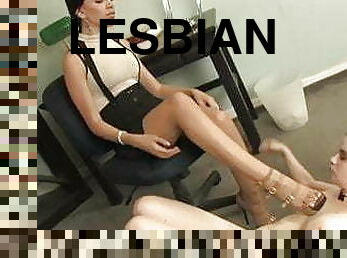 lesbisk, bdsm, slav, fötter, älskarinna, förnedring, dominans, femdom