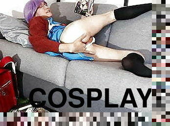 Crossdress cosplay Nagato gets turned on trailer