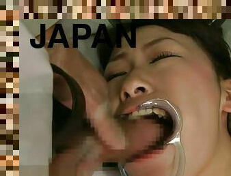 Japanese cum inside mouth