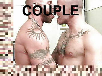 anal, gay, casal, musculado