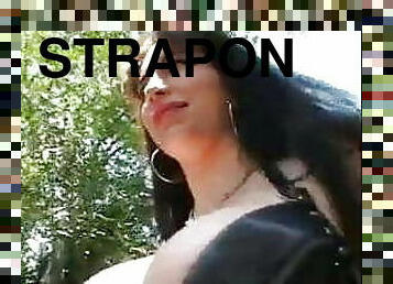 store-pupper, strapon, leke, bdsm, familie, soverom, naturlig, amerikansk, dildo, bondage