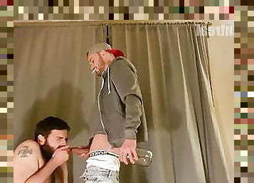 amateur, énorme-bite, gay, bdsm, couple, esclave