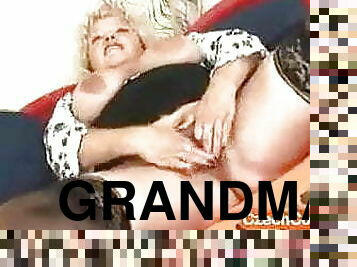 senelė, milf, mama, blondinė, vagina