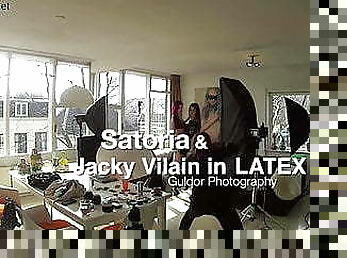 Satoria &amp; Jacky dressed in Latex