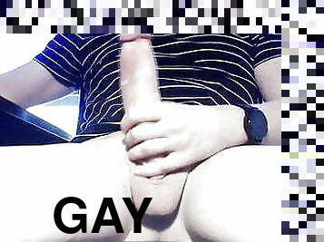 grande, masturbação, monstro, pénis-grande, gay, webcam