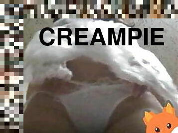 far, hundestilling, orgasme, anal, hardcore, creampie, sluge, sperm, datter, meksikansk